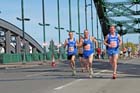 Runners going across Wearmouth Bridge during the Sunderland City 10k Road Race.